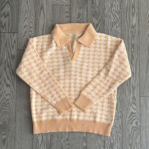 Shein Checkered Sweater🧡